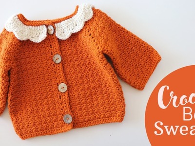 How To Crochet An Easy Baby Cardigan