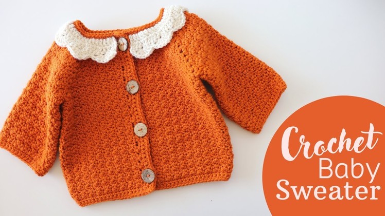 How To Crochet An Easy Baby Cardigan
