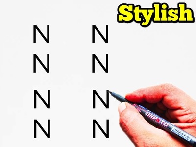 How to draw stylish letter S Easy | Stylish letter S | Letter S Drawing