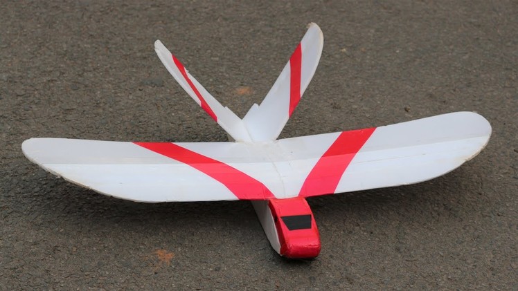 How To Make a Hand Launch Airplane With Out Motor - Toy Airplane