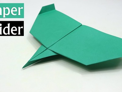 How To Make A Paper Airplane Glider - BEST Paper Glider