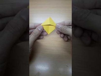 How to make a paper Bookmark - easy origami bookmark