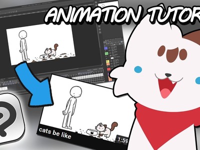 How to make Animations for YouTube in Clip Studio Paint (start to finish) - Step-By-Step Tutorial