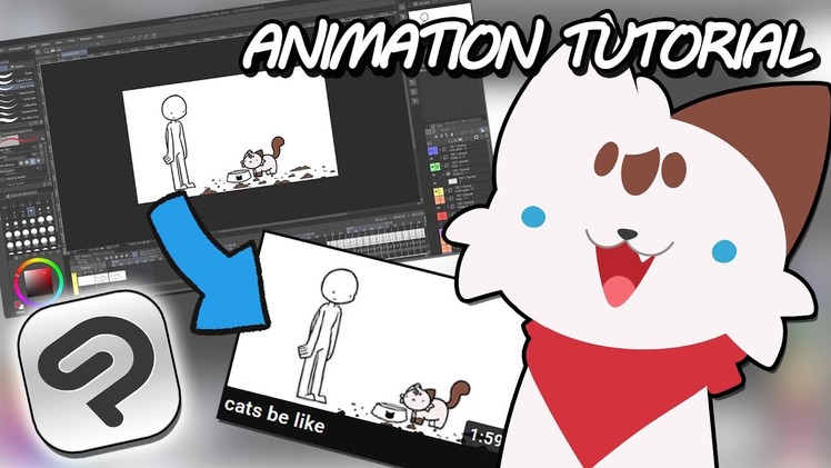 How to make Animations for YouTube in Clip Studio Paint (start to finish) - Step-By-Step Tutorial