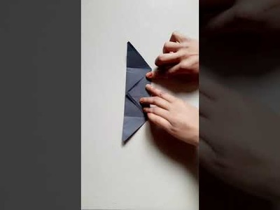 How to make  Bat Bookmark Origami paper craft