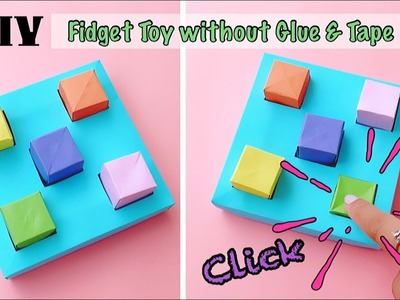 No Tape or Glue Origami Fidget Toys | DIY Pop it | Origami Fidget Toys Idea