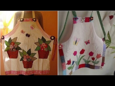 ????Quilted patchwork apron design by pop up fashion ????????
