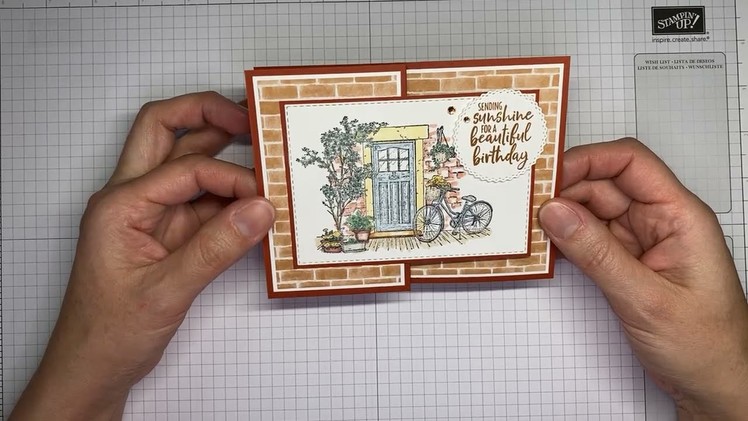 Stampin’ Up! Feels Like Home Z-Fold Birthday Card Tutorial