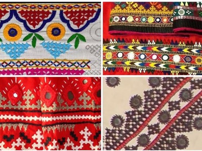 Traditional Sindhi hand embroidery designs Kutch work embroidery