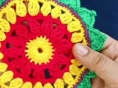Crochet  Big Size  Flower Tutorial
