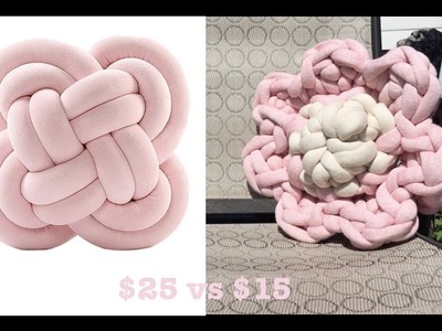 Finger Crochet Pillow   The Look for Less Challenge
