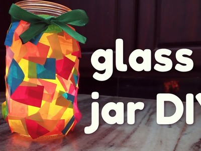 Glass jar DIY. how to reuse old glass jars. Fathima Nasreen