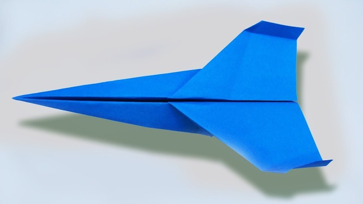 How to make a Long Range paper airplane || Amazing Origami Paper jet Model F-14