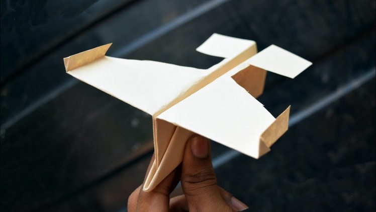 How to make a paper plane that flies - paper airplane easy making