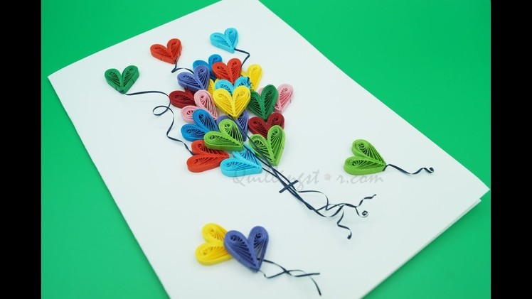 How to make a simple Quilling Birthday Card