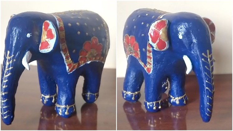 How to make baby Elephant from cardboard and paper | Home decor | DIY