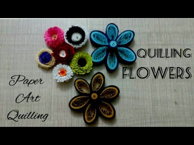 How to make Beautiful Quilling Flowers || Paper Art Quilling || Quilling Flowers ||
