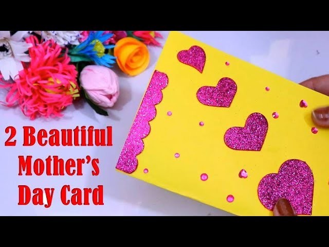 How to make mother's day card | 2 Mothers day cards handmade beautiful || Mother's day greeting card