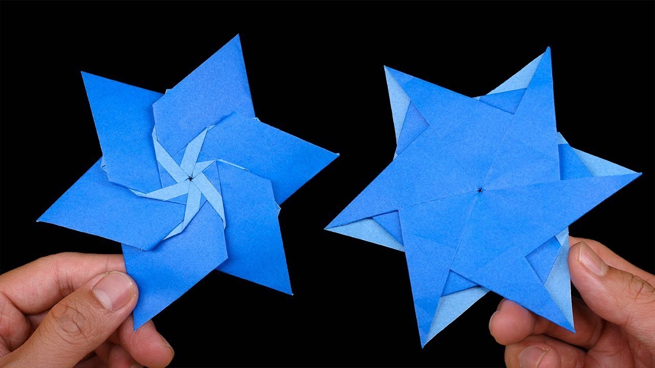 easy origami ninja star instructions