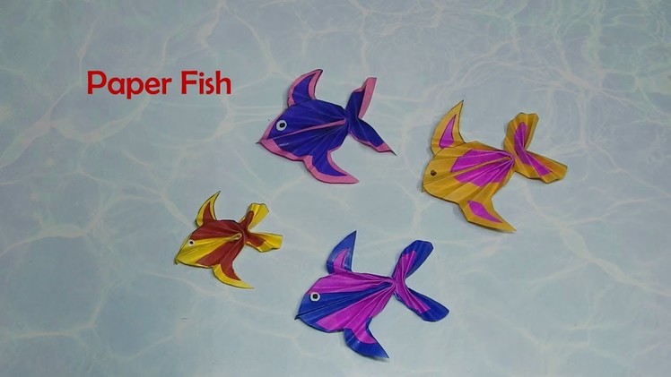 How to make paper fish (crafts for kids)