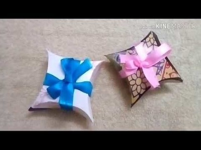 How to make paper gift box easily#Gift box making with paper#DIY paper gift box