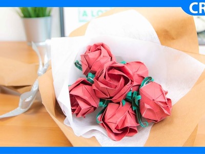 How to Make Paper Rose Bouquet Tutorial