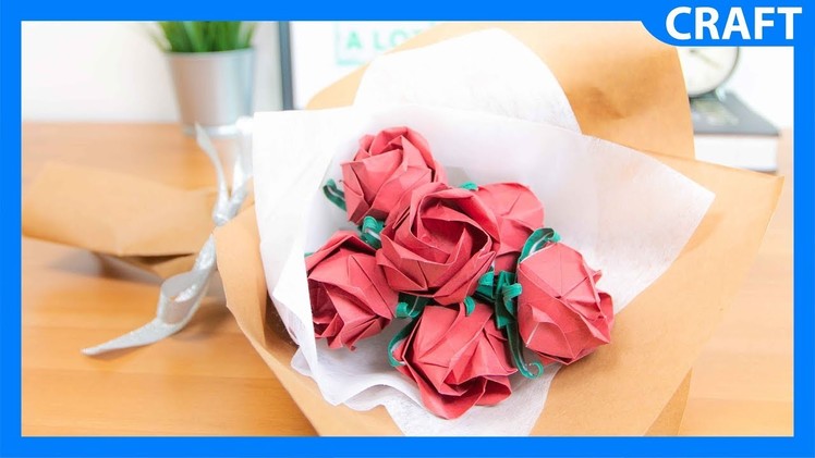 How to Make Paper Rose Bouquet Tutorial