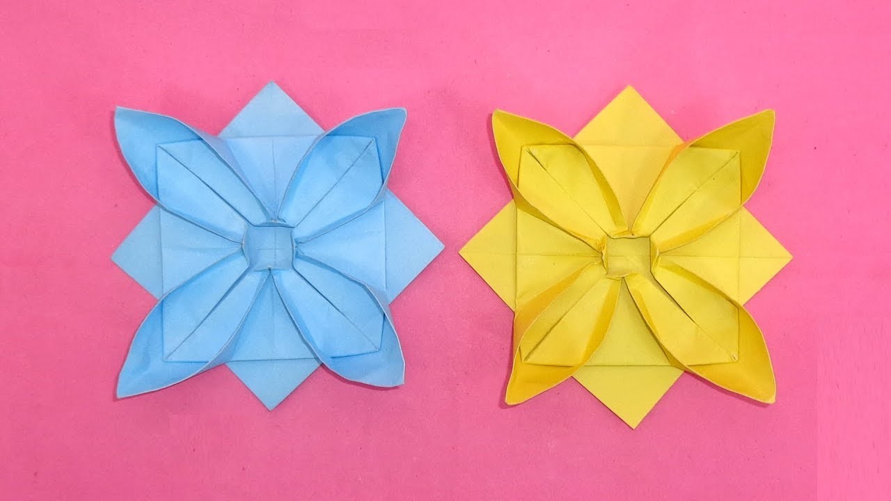 how-to-make-simple-and-easy-paper-star-flowers-diy-paper-craft-ideas