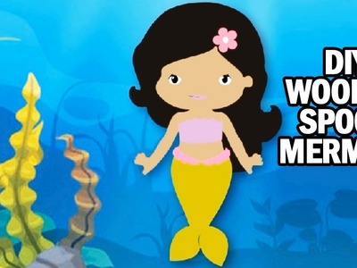 Learning Videos For Kids|How To Make A Wooden Spoon Mermaid|Art And Craft Videos| DIY | Ultra Crafts