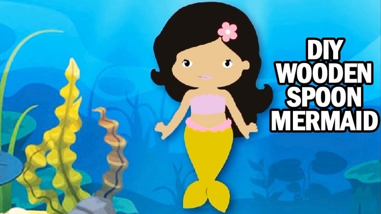 Learning Videos For Kids|How To Make A Wooden Spoon Mermaid|Art And Craft Videos| DIY | Ultra Crafts