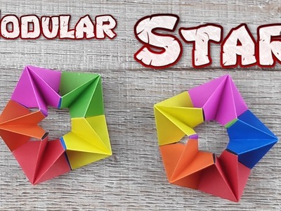 Easy Modular Origami Star Paper How To Making A Modular