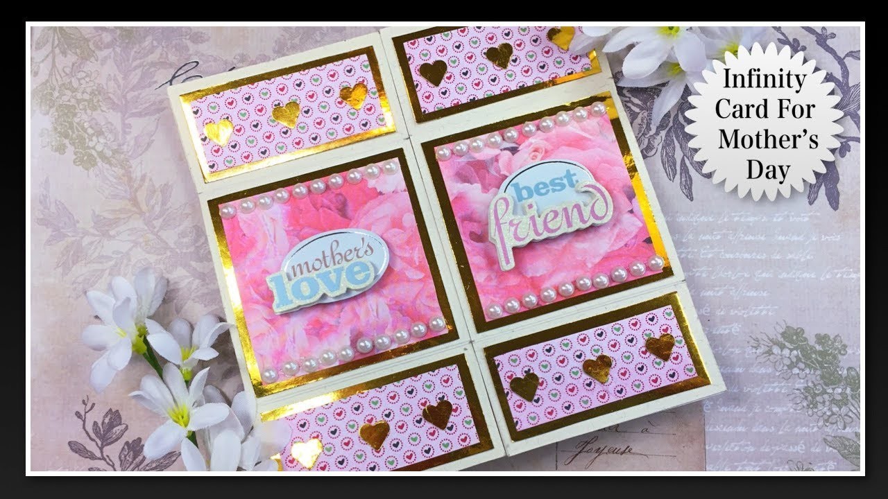 Never Ending Card Infinity Card Endless Card How To Make Handmade Greeting Card