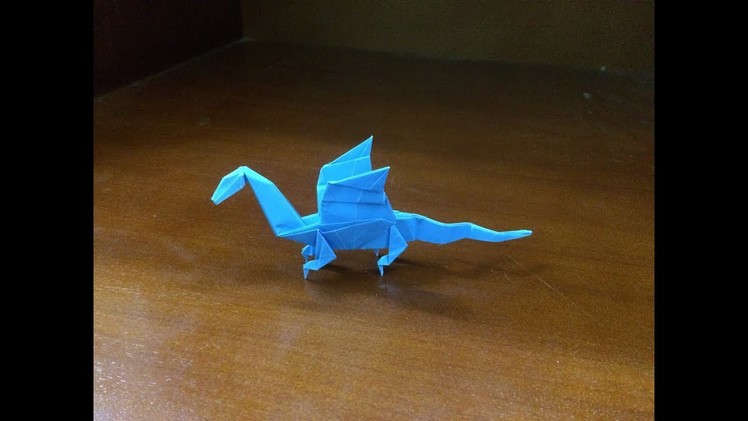 Origami Dragon - How To Make A Paper Dragon Easy step by step
