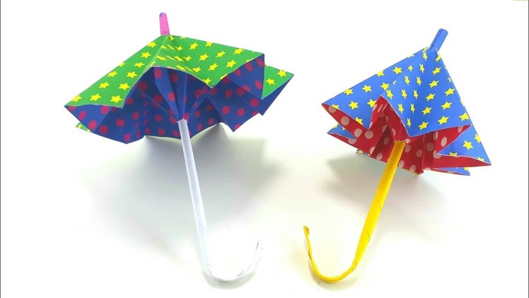 Origami Tutorial - How to fold an Easy Origami Umbrella