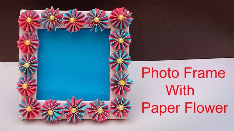 Photo frame. How to make photo frame. Paper photo frame tutorial