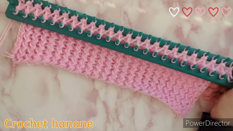 Baby blanket loom knit patterns|استخدامات النول المستطيل