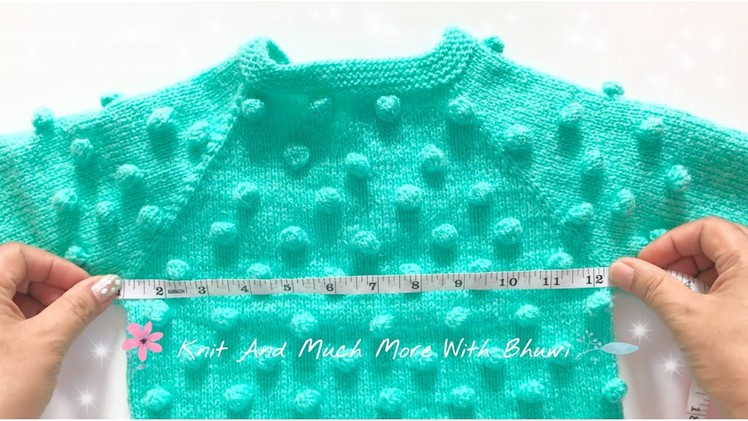 Baby Sweater New Design With Popcorn Pattern || Baby Sweater,Top Knitting ||  Sweater Bunai