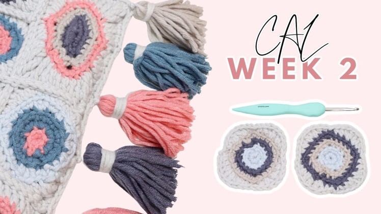 Coco Cushion Crochet Along WEEK 2 | Modern Crochet Cushion CAL ad