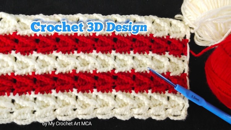 Crochet 3D Design for all Crochet Projects