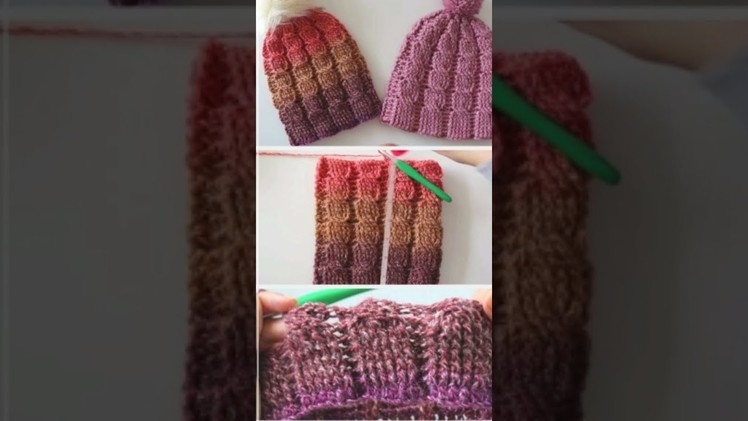 Crochet hat design ideas. Crochet hat for man.Crochet cap for baby.Crochet hat for babys & women