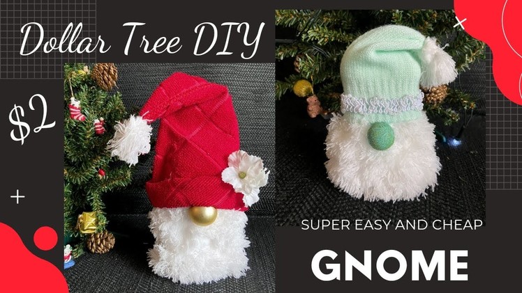 DIY Dollar tree gnomes | Easy Gnome DIY Using Dollar Tree Items |  Mop Pad Gnome