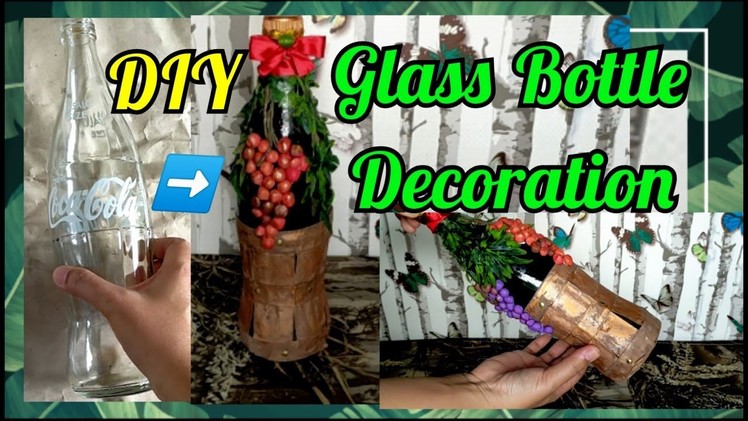 DIY Glass Bottle Decoration Idea || Art and Craft || Bottle Decoration