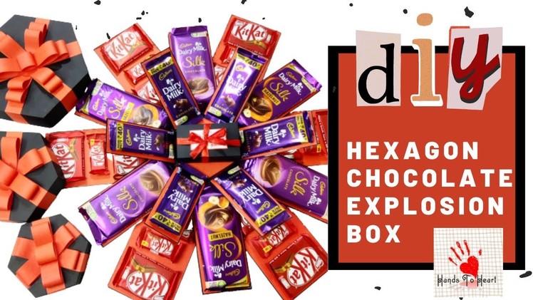 DIY Hexagon Chocolate Explosion Box | Handmade Gift Ideas | How To | Easy | On Demand tutorial