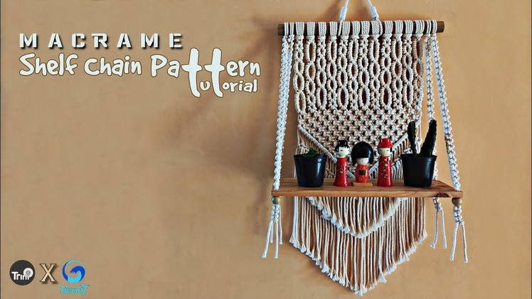 DIY | Macrame Shelf Chain Pattern Tutorial | Collaboration with @Flowart Craft