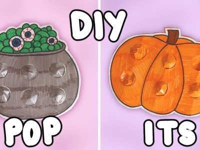 DIY PAPER POP ITS | ONLY Paper & Tape! HALLOWEEN THEME