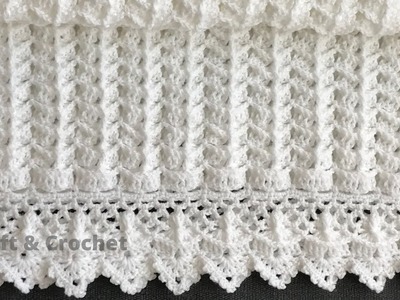 Easy crochet baby blanket. craft & crochet blanket 3702