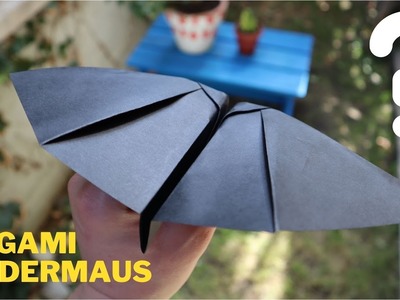 Fledermaus Flieger Origami | Papierflieger Selbst Basteln (4K)