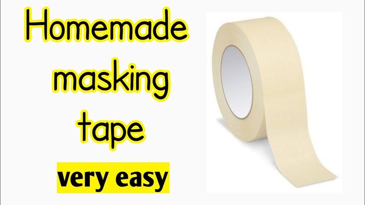 Homemade masking tape|Diy school supplies #diy#homemade#craft#art#kids#theeasyart