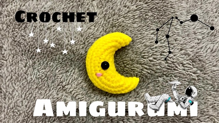 How to Crochet Moon | Step by step tutorial | Easy
