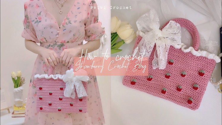 ???? How to Crochet Strawberry Bag | Cute crochet Bag ????